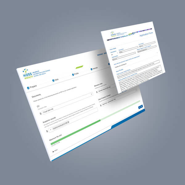 Webapp für das Deutsche Krebsforschungszentrum