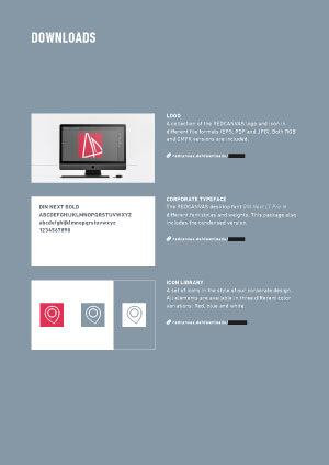 Red Canvas Styleguide: Downloads