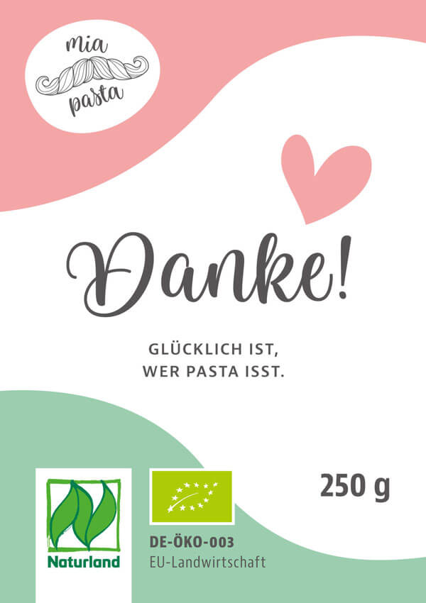 Nudeletikett: Danke