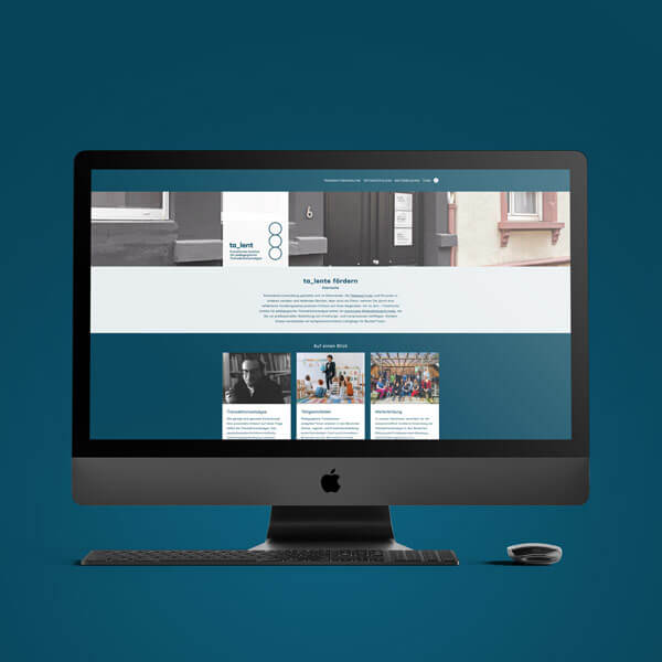 Website des ta_lent-Instituts