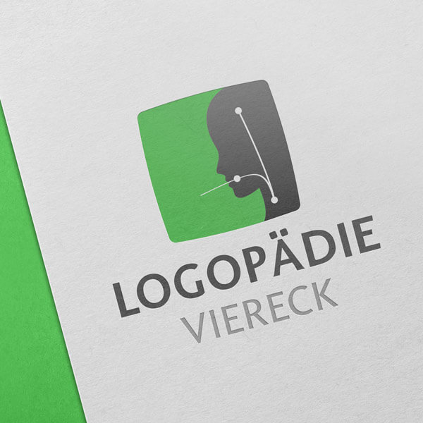 Logopädie Viereck-Logo