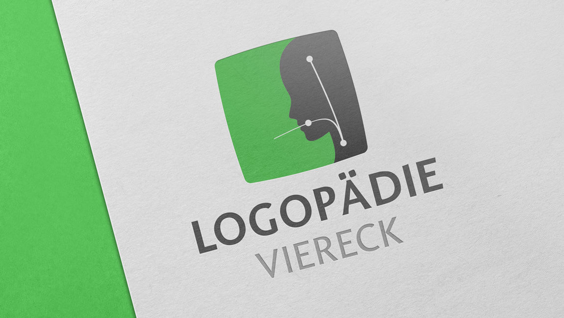 Logopädie Viereck-Logo