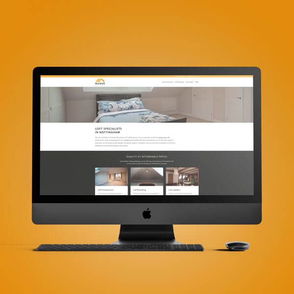 Website der Manor Carpentry Ltd.