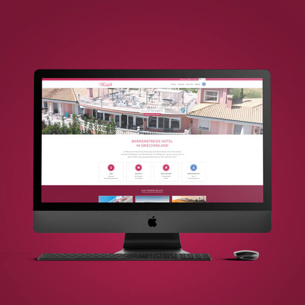 Website der Villa Sevasti